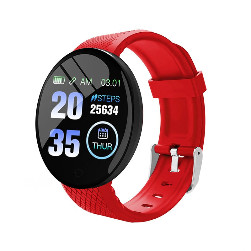 D18 smart Bracelet color round screen heart rate blood pressure sleep monitor walking exercise fitness smart Watch