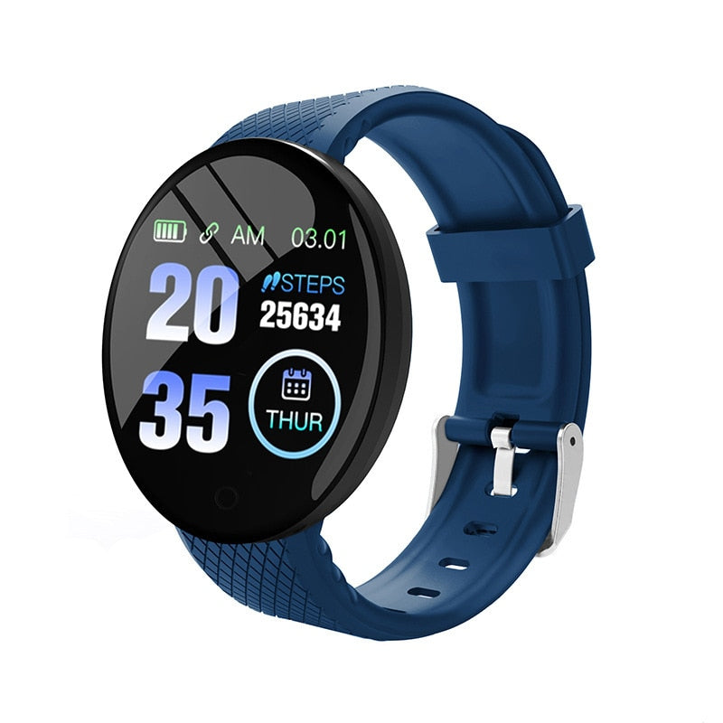 D18 smart Bracelet color round screen heart rate blood pressure sleep monitor walking exercise fitness smart Watch