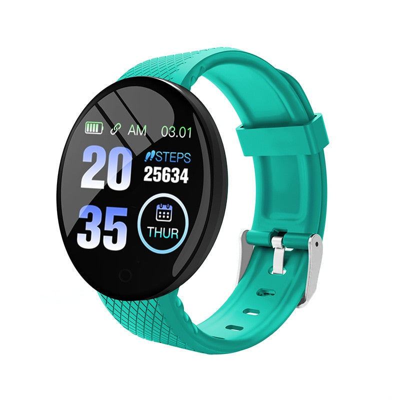 D18 smart Bracelet color round screen heart rate blood pressure sleep monitor walking exercise fitness smart Watch