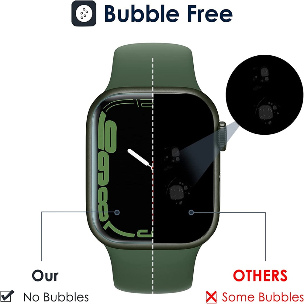Soft Hydrogel Screen Protector Film For Apple Watch 7 6 SE 5 4 3 40MM 44MM 42MM 38MM Not Glass for iWatch 8 Ultra 41MM 45MM 49MM