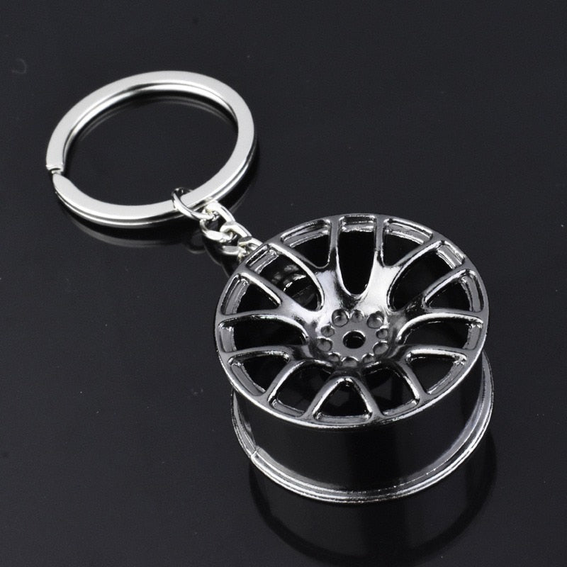 Car Speed Gearbox Gear Head Keychain Manual Transmission Lever Metal Key Ring Car Refitting Metal Pendant Creative Keychain